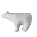 polar bear cold-sensing fabric pillow polar bear doll cartoon cute bear pillow baby hair-styling pillow core