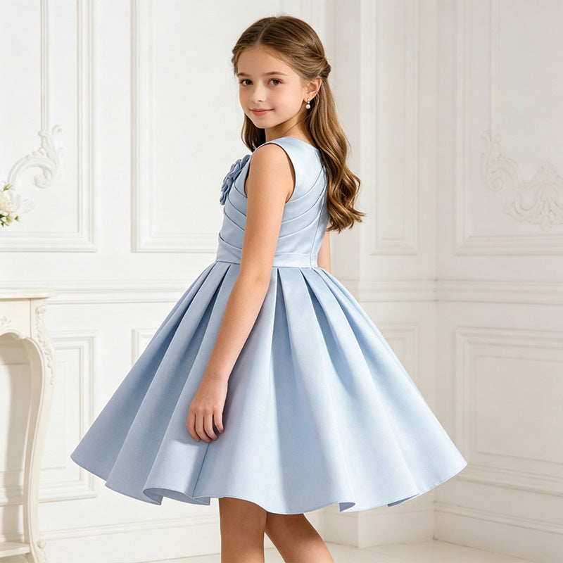Yimingzhi export style girls' formal dress  new flower girl runway piano performance costume dance dress