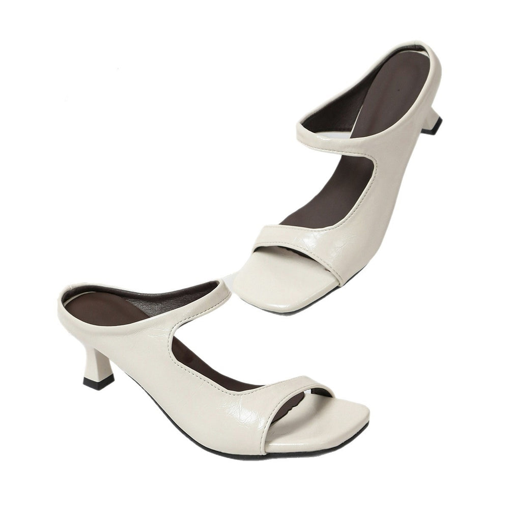 summer new arrival: plus-size women's casual comfortable french chic style fashionable high heels for wholesale (export)