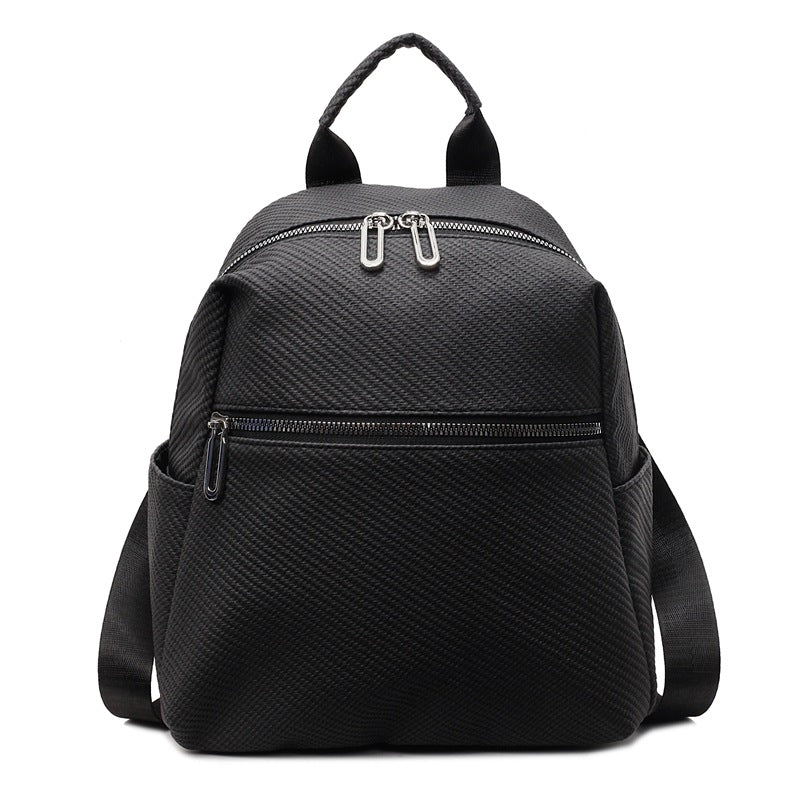 PU soft leather backpack bag for women 2025 new large-capacity Korean soft leather backpack handbag student travel schoolbag