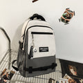 Japanese style backpack men's college student school bag lightweight outing hiking travel backpack women's easiest for match large capacity computer bag