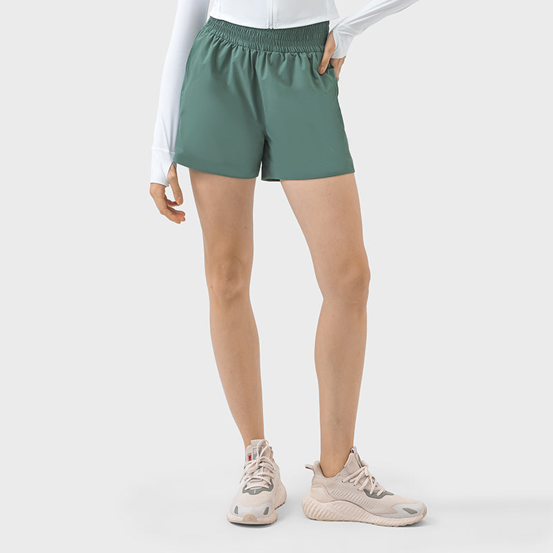 New outdoor instant cooling three-point yoga shorts - moisture-wicking, lightweight running & fitness shorts for women - dss072