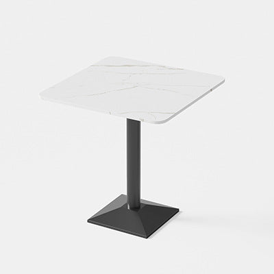 Customized dessert milk tea shop rock slab table and chair combination simple burger steak noodle shop coffee western restaurant card seat sofa