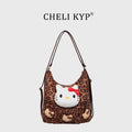 retro frosted shoulder bag women's new trendy versatile crossbody bag student school commuter backpack