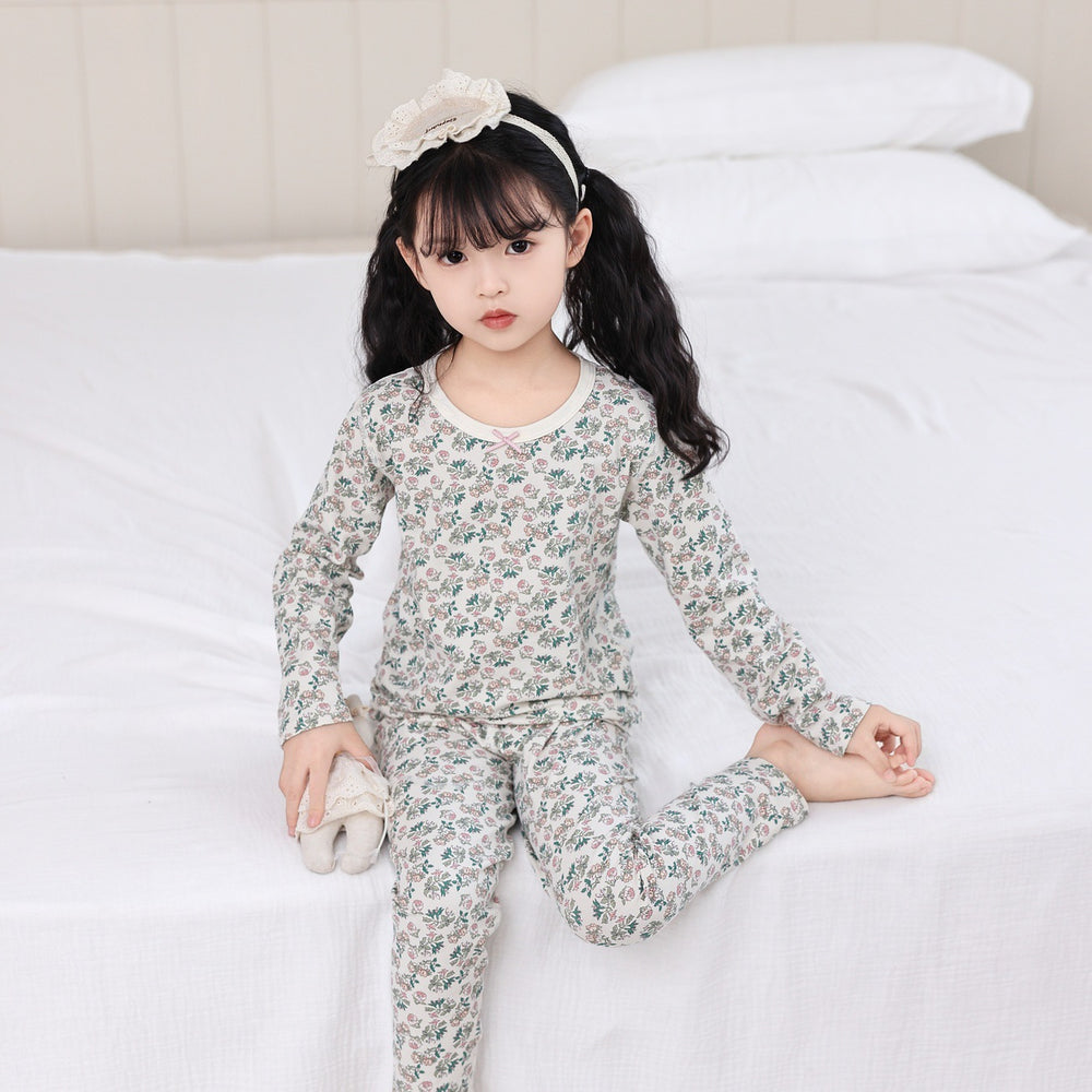 New children's home wear set: boneless, class a, pure cotton loungewear for baby boys and girls - autumn collection