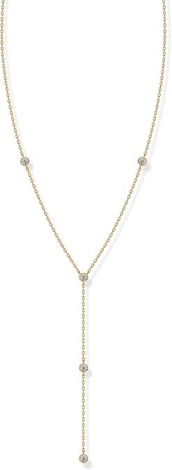 Stainless steel starburst multi-layer beaded y-necklace - adjustable fashion necklace for everyday wear, perfect gift for her