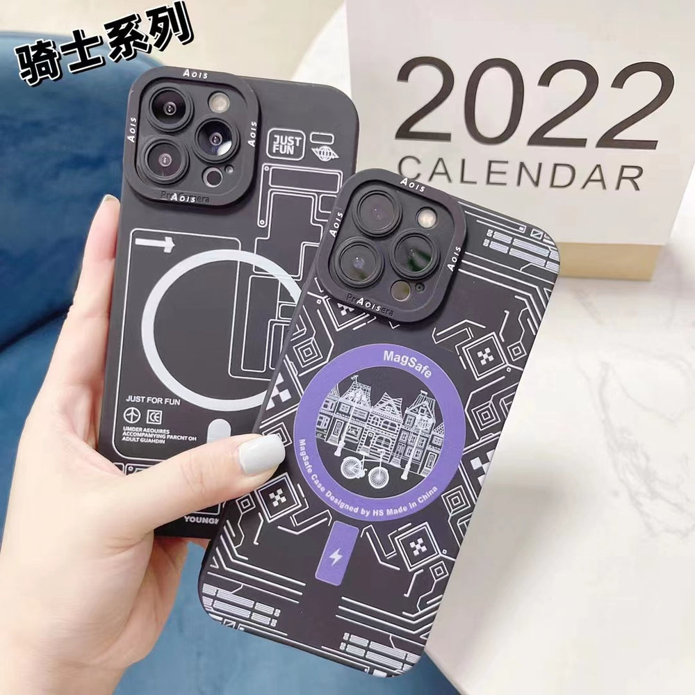 Suitable for apple 16pro knight mobile phone case iphonexr pupil eye trendy brand men's tpu all-inclusive protective cover