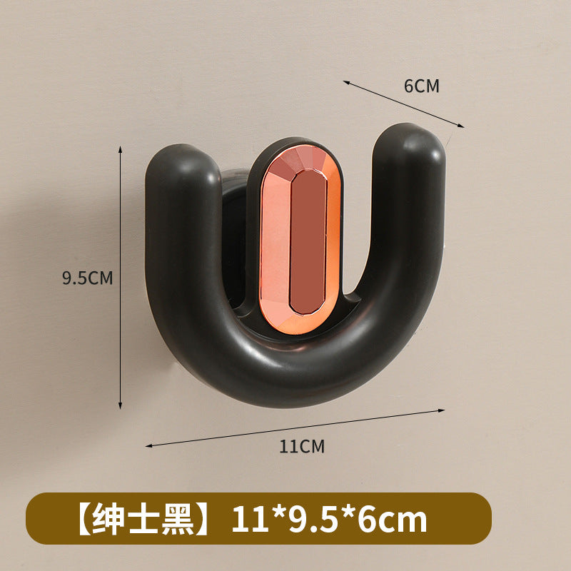 New arrival: no-drill dopamine suction cup u-shaped shelf - wall-mounted organizer for bathroom and toilet, with drainage function
