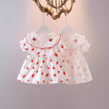 Baby girl princess dress, 1-year-old infant clothes, super cute and adorable girls' summer outfit, stylish summer dress