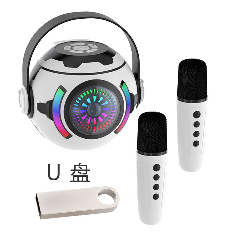Karaoke-ready bluetooth speaker: wireless, outdoor, smart mini speaker with deep bass, high volume, and long battery life
