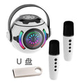 White (dual microphones) + u disk accompaniment + surround bass