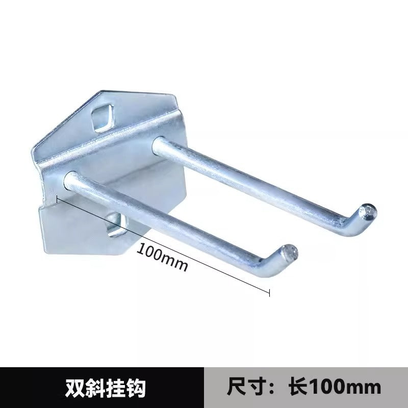 [shelf accessories] square hole perforated board storage rack metal multi-functional clothes rail shelf clothes hanger dustproof curtain