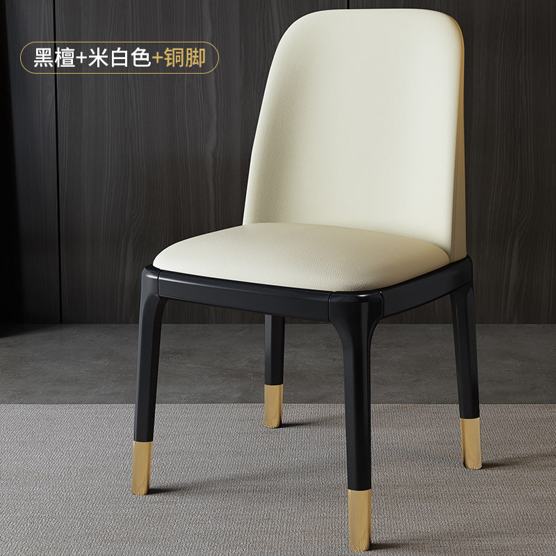 Wood style b&baccessible luxury upholstered back chair scandinavian solid wood dining chair for homemoderncasual restaurant hotel chair