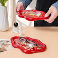 Minimalist style new year red snack tray dried fruit plate living room bedroom desktop organizer office glasses storage tray