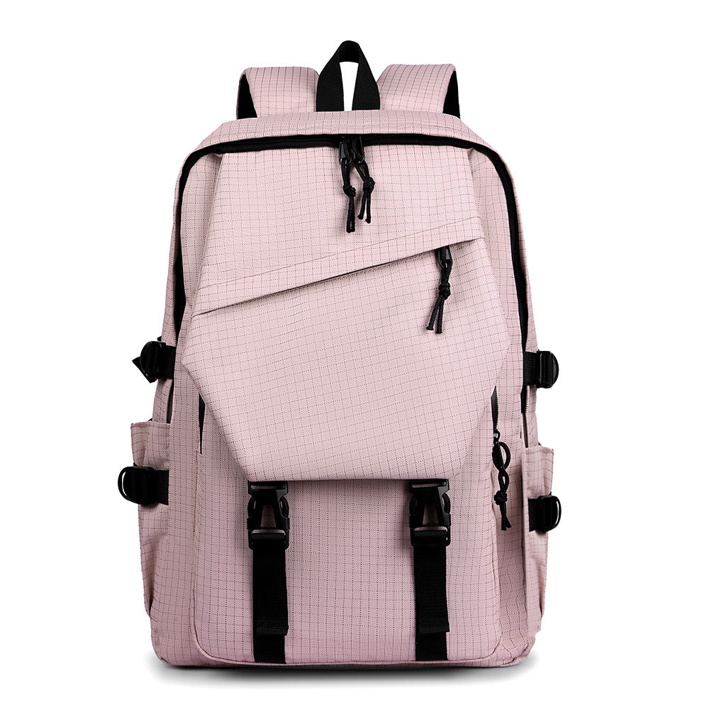 Cross-border fashion simple couple backpack leisure travel backpack large capacity trend junior high school student schoolbag