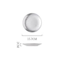 Shallow dish silver- 6inch