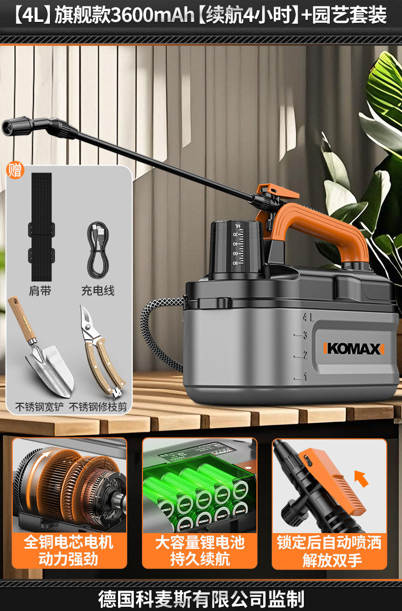 Multifunctional electric backpack sprayer - manual/automatic agricultural disinfection, epidemic prevention, and landscaping sprayer