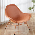 Outdoor single sofa chair - waterproof, sun-protective, perfect for open-air balconies, lounging, beach, villas, courtyards, and nap time. breathable seating