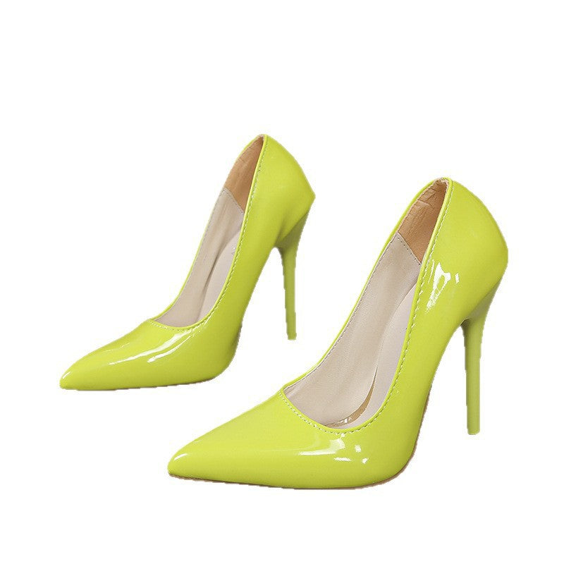 2026 new purple patent leather pointed-toe high heels - women's stiletto pumps, sexy & elegant, perfect for work & business