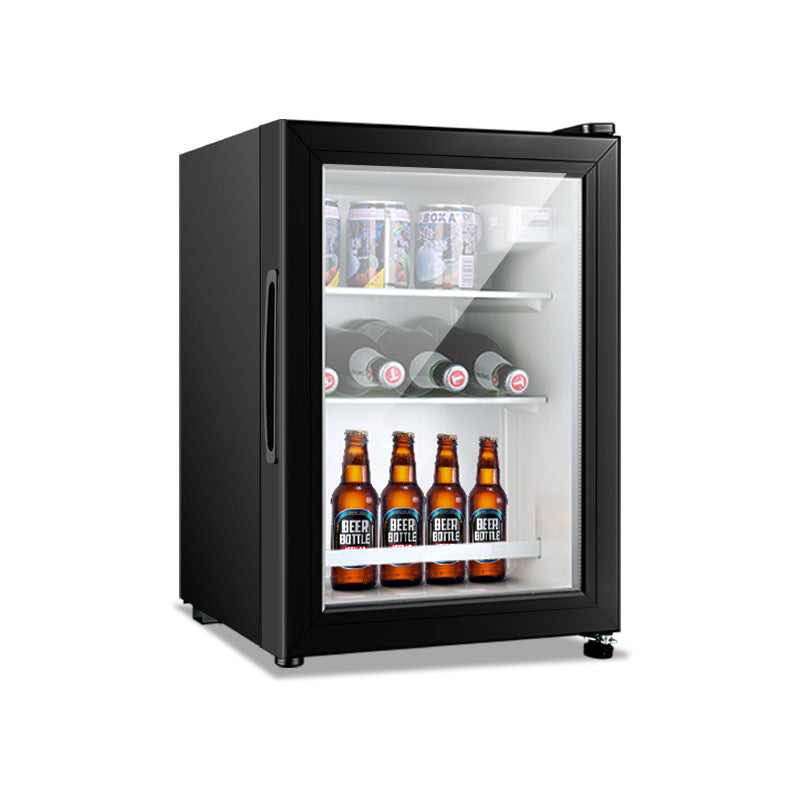Chigo ice bar hotel b&b refrigerated ice bar small freezer transparent door refrigerator wine cabinet hotel small refrigerator