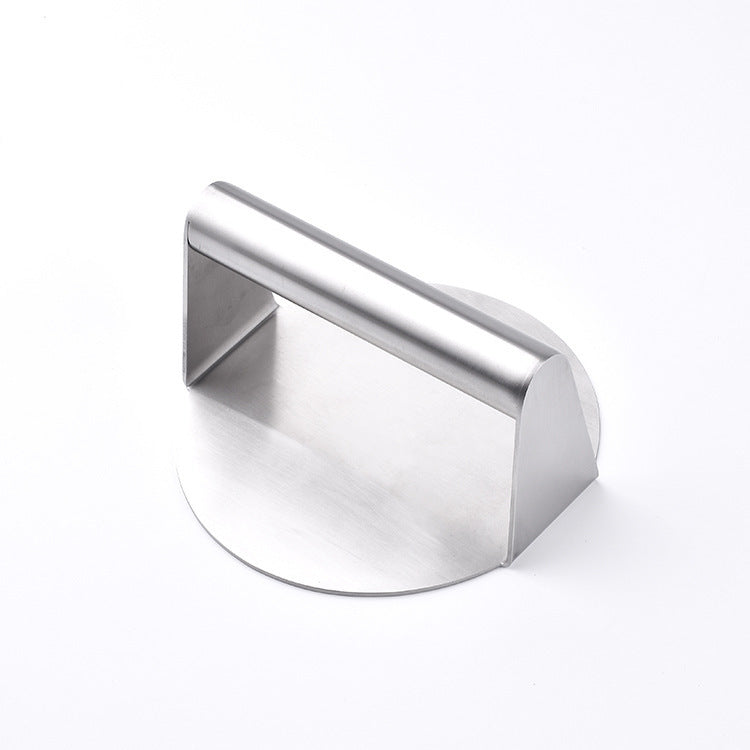 Large round stainless steel 304# hamburger meat press, cake pressing tool, pressing plate, steak meat press mold for home