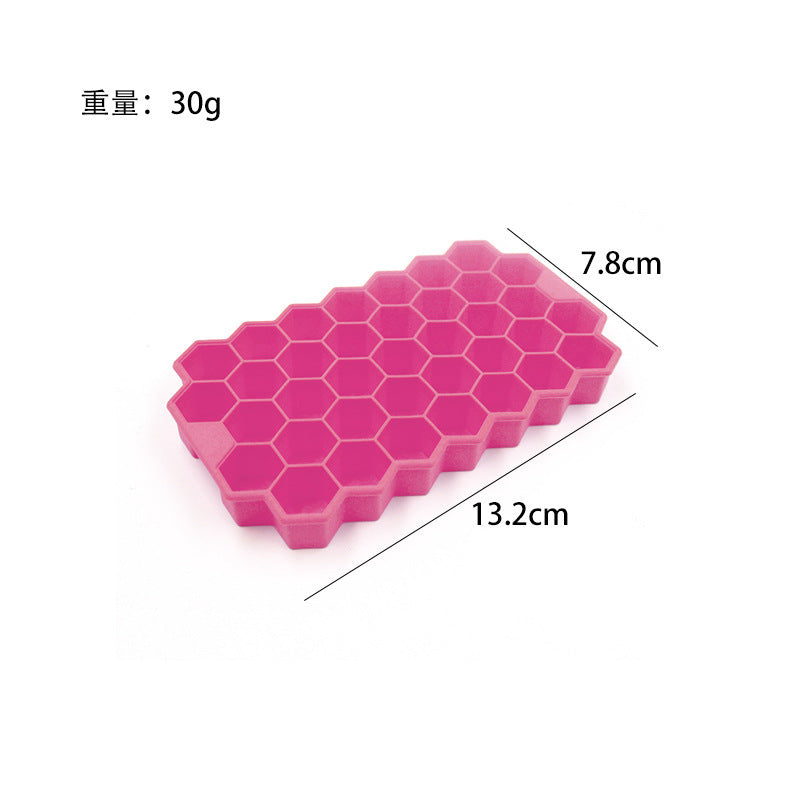 Large ice cube mold ice tray ice box silicone large square ice for home frozen ice cubes large food grade homemade handy gadget