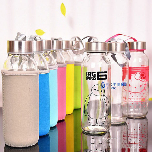 Portable cup Portable rope sports cup Printable LOGO promotional advertising cup Creative business glass wholesale