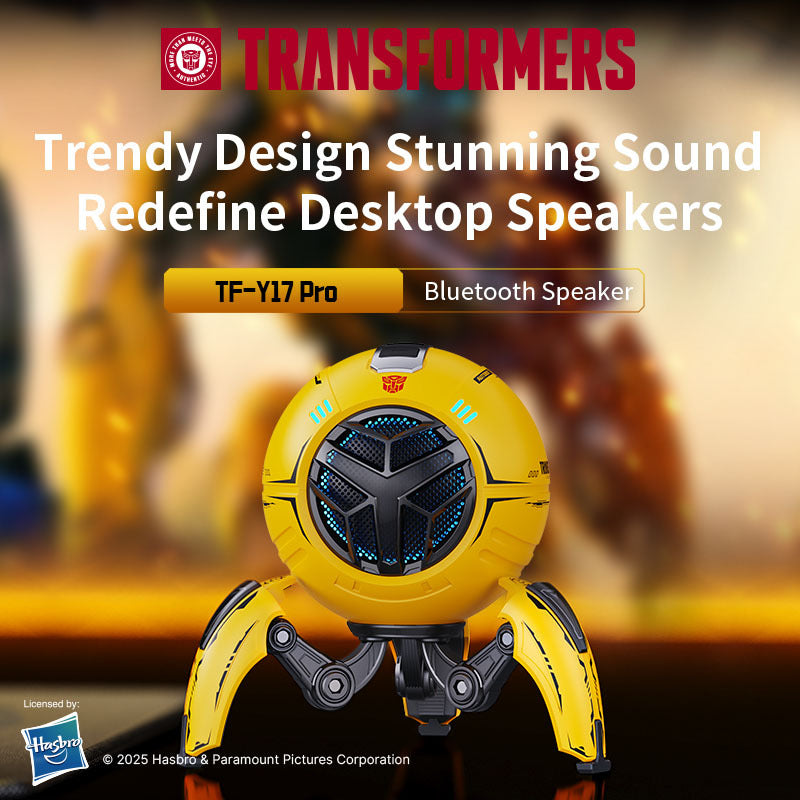 Transformers y17pro wireless bluetooth speaker subwoofer small steel cannon sci-fi sphere desktop speaker detachable