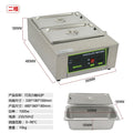 Commercial chocolate melting pot - electric heating, chocolate warmer, constant temperature water bath, double tank hot chocolate melting machine