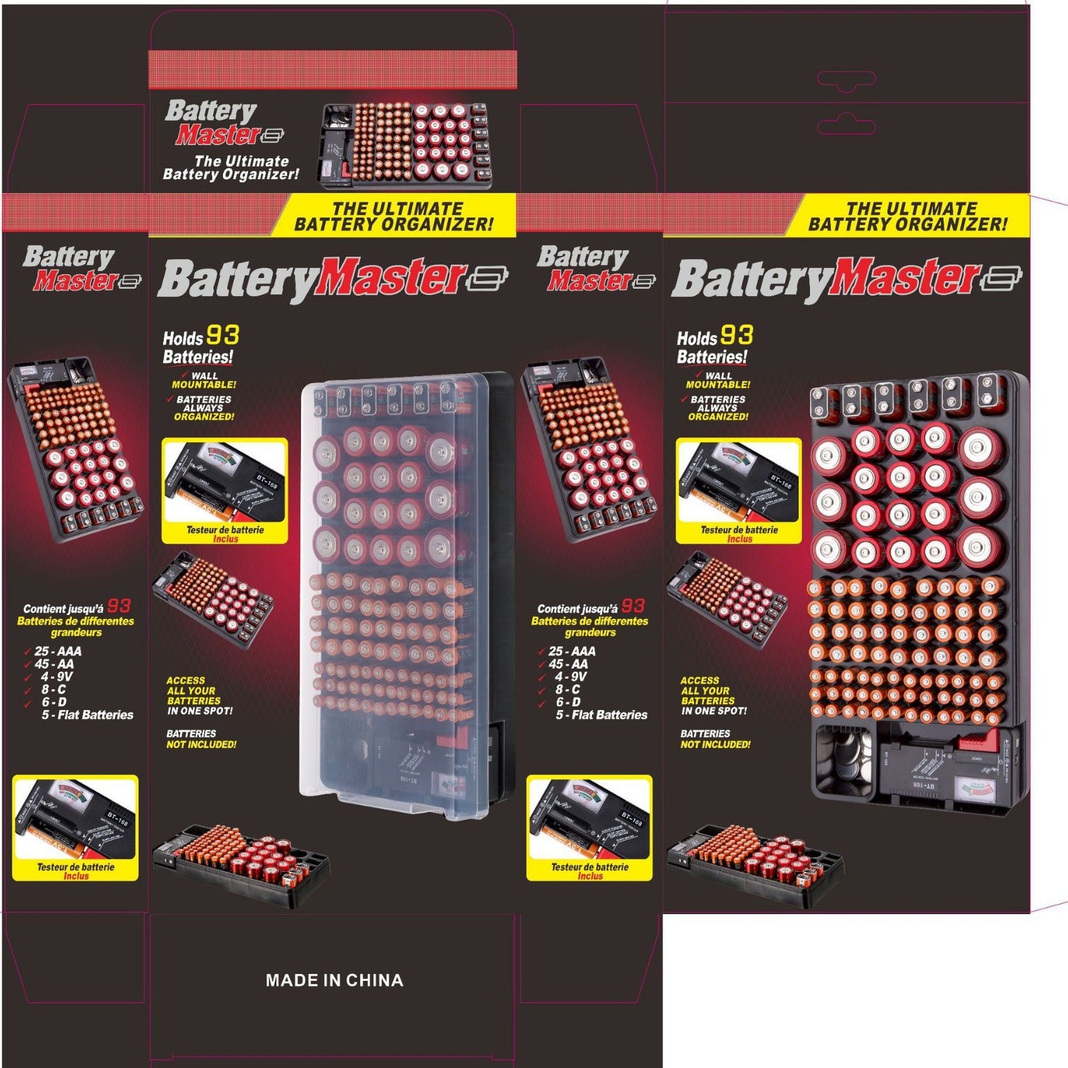 Battery storage box, battery tester, capacitance tester, new  products