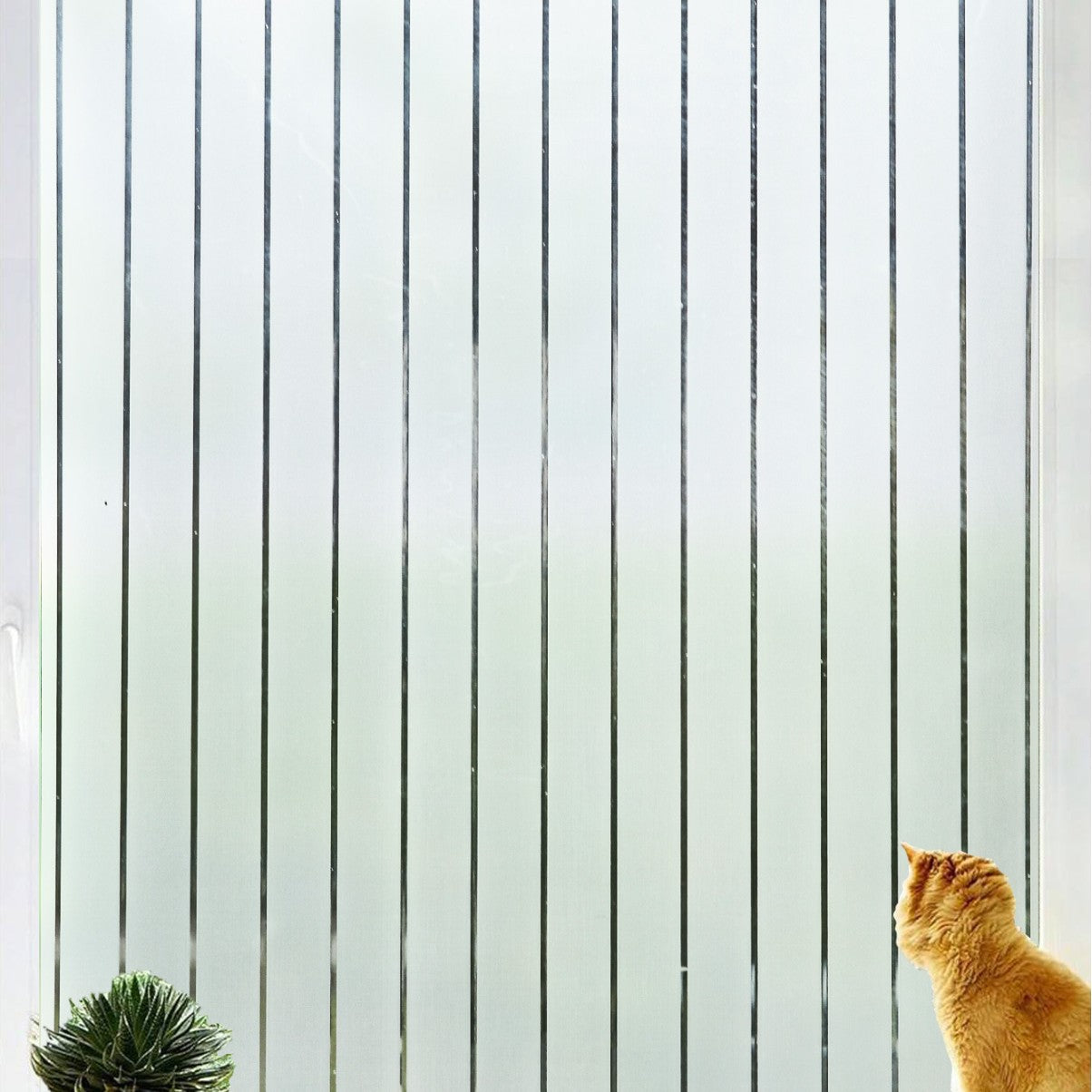 Cross-border colored glass privacy protection film glue-free electrostatic light transmission opaque bedroom office decoration glass film