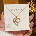 Mother's day bestseller: copper-plated zirconia heart necklace - women's luxury fashion, unique design, perfect holiday gift, choker jewelry