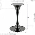 Stainless steel black titanium round brushed 450