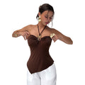 Fashionsense new arrival haltertube top vest women's summer silm inner sleeveless pure desire shortoutweartops