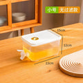 exclusive refrigerator cold water kettle with faucet 3l capacity lemon fruit teapot beverage juice teapot cold water kettle