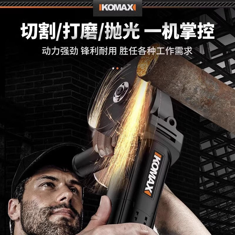Electric angle grinder - multi-function, high-power, compact cutting, grinding, polishing, and sanding machine for home use
