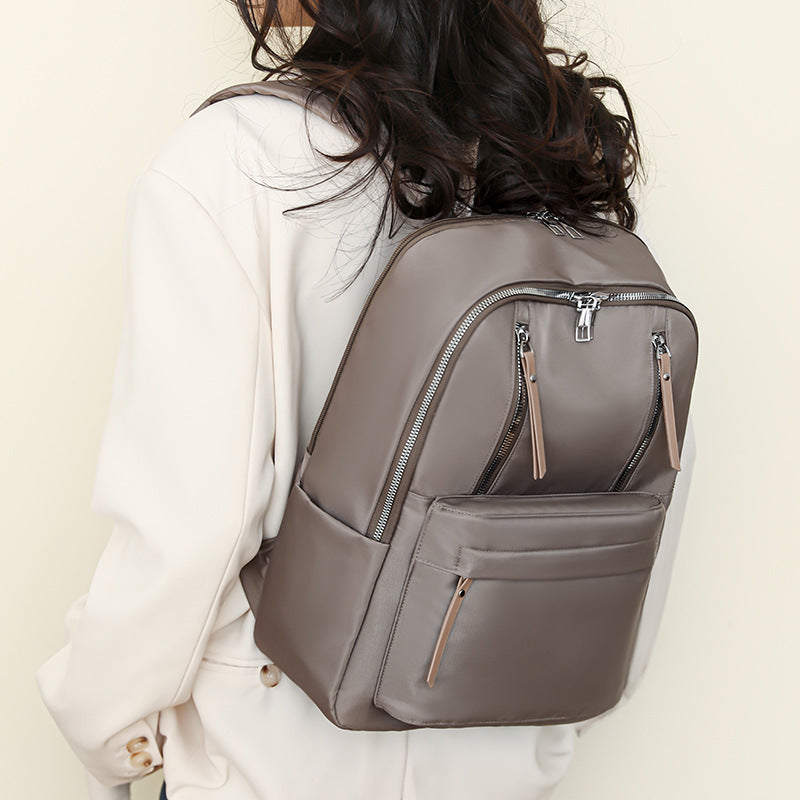 Backpack Women's 2024 New Women's Casual Backpack Large Capacity Versatile Travel Computer Bag Student School Bag