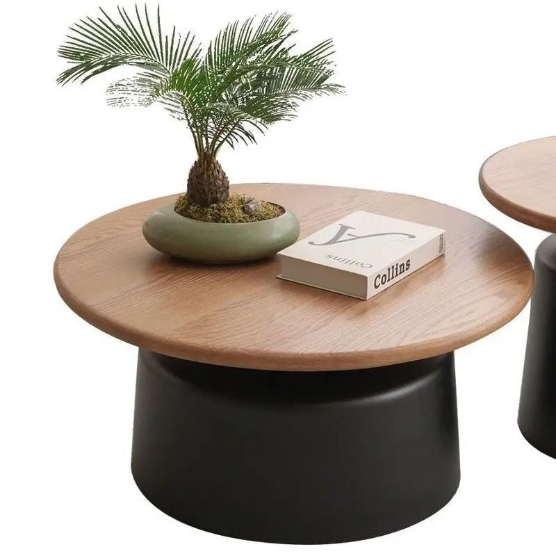 Living room small apartment casualpopular coffee table round martini b&b iron art round table cream style apartment tea table no