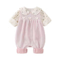 Spring autuminfant super cute baby suit spring style baby shirt clothes overalls outing two-piece set