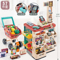 Realistic pretend play educational toys - kids' supermarket cash register - birthday gift for girls aged 3-6 - cross-border e-commerce