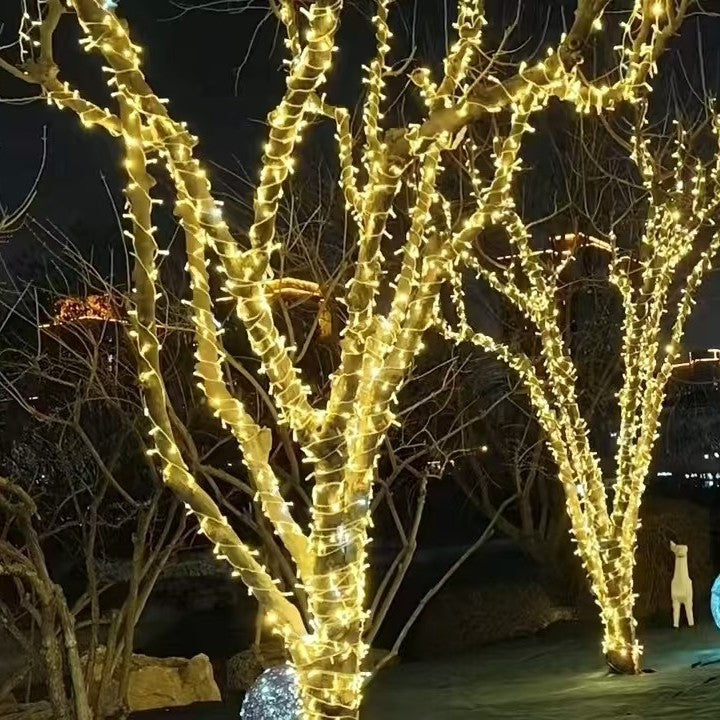 LED light string flashing lights small colorful lights Gypsy wedding holiday decorative lights outdoor engineering lighting Christmas star lights