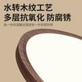 Japanese walnut eye protection ultra-thin bedroom ceiling lamp wabi-sabi style simple scandinavian balcony aisle room study lamp