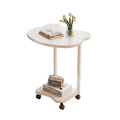 New arrivalmovable wheeled red panda sofa cream style small tea table small apartment living room bedroom mini bedside table