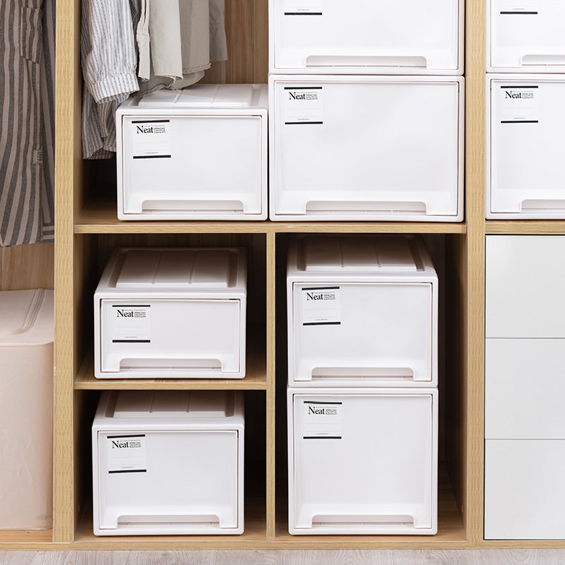 Japanese drawer type wardrobe storage box clothing underwear storage cabinet book sorting locker drawer type storage box
