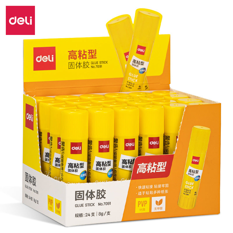 Deli 7101/7102 Solid glue High viscosity Children's handmade solid glue Stationery glue pen Solid glue stick Wholesale