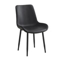 hot-selling factory direct, ready to ship. minimalist leather dining chair, suitable for home, hotel reception, and casual use. durable dining chair