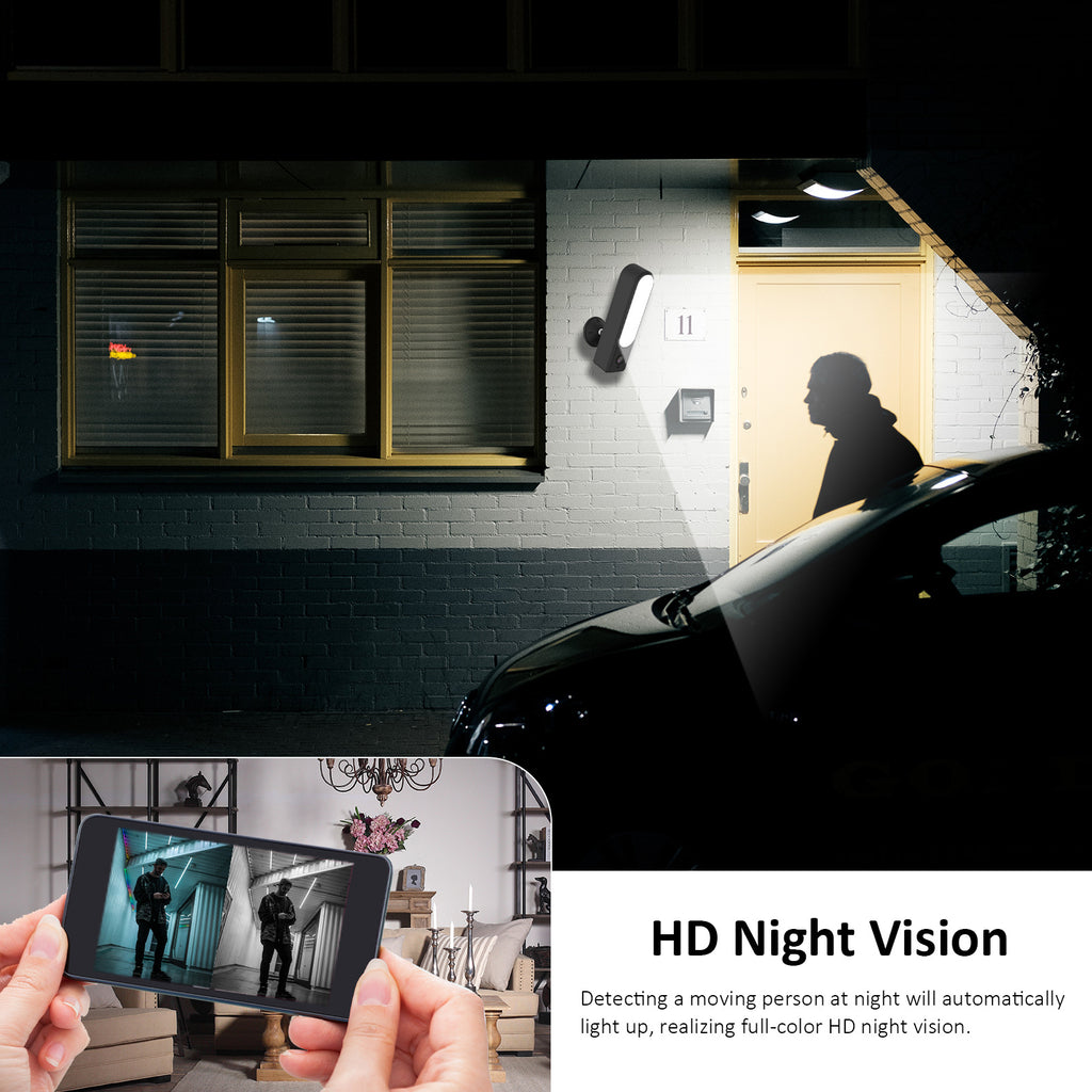 Factory direct sales graffiti garden lights camera intelligent APP remote high definition monitoring lighting,   explosion