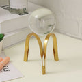 Nordic style minimalist luxury crystal ball ornament - decorative glass sphere for home living room, new home art display
