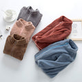 fall/winter new solid color zip-up long sleeve stand collar outdoor korean style girls' fleece-lined jacket - direct from the manufacturer