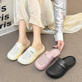 New arrival baotou sandals and slippers for women summer flatsfashionoutwear half slippers waterproofeasiest for match beach clogs for women